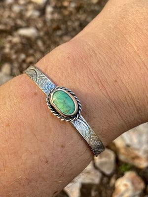Variscite Cuff - The Jewelry Shop