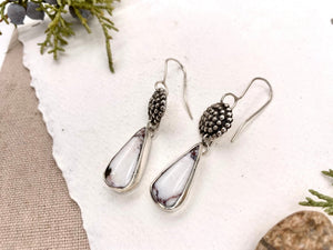 White Buffalo Pincushion Earrings - The Jewelry Shop