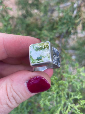 Winding Wilds Ring - Variscite, Size 5.5 - The Jewelry Shop