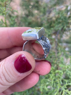 Winding Wilds Ring - Variscite, Size 5.5 - The Jewelry Shop
