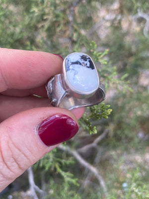 Winding Wilds Ring - White Buffalo Size 9 - The Jewelry Shop