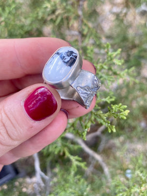 Winding Wilds Ring - White Buffalo Size 9 - The Jewelry Shop