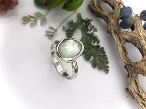 Aquamarine Ring - handcrafted Ring in Sterling Silver by The Jewelry Shop, made in Arizona