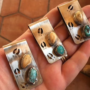 Elk Track Money Clip