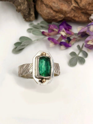 Tourmaline Ring - handcrafted Ring in Sterling Silver by The Jewelry Shop, made in Arizona