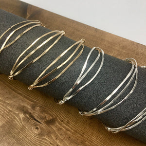 Wrapped Bracelets - handcrafted Bracelet in Sterling Silver by The Jewelry Shop, made in Arizona