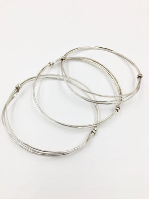 Wrapped Bracelets - handcrafted Bracelet in Sterling Silver by The Jewelry Shop, made in Arizona